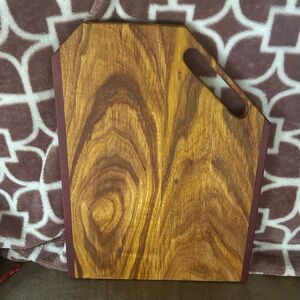 Handcrafted Wooden Cutting Board with Handle